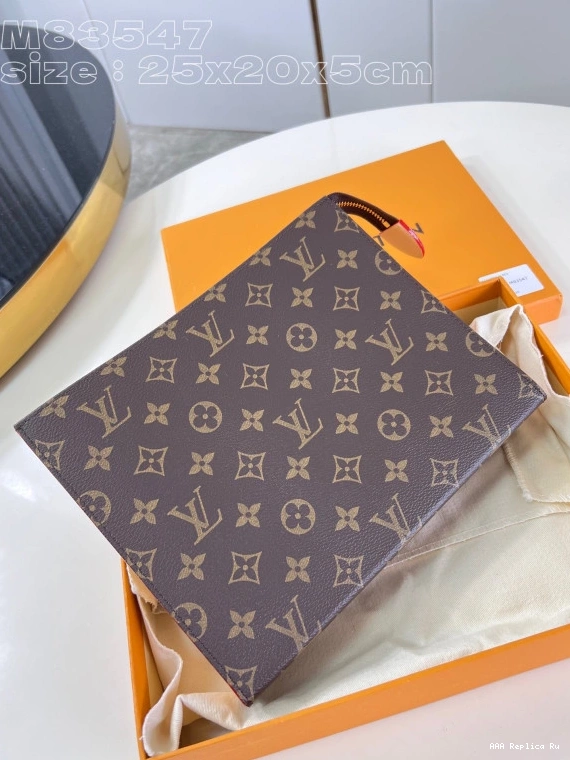 AAA Replica Ru VUITTON Toilette-25*20*5.5cm Poche LOUIS 0712